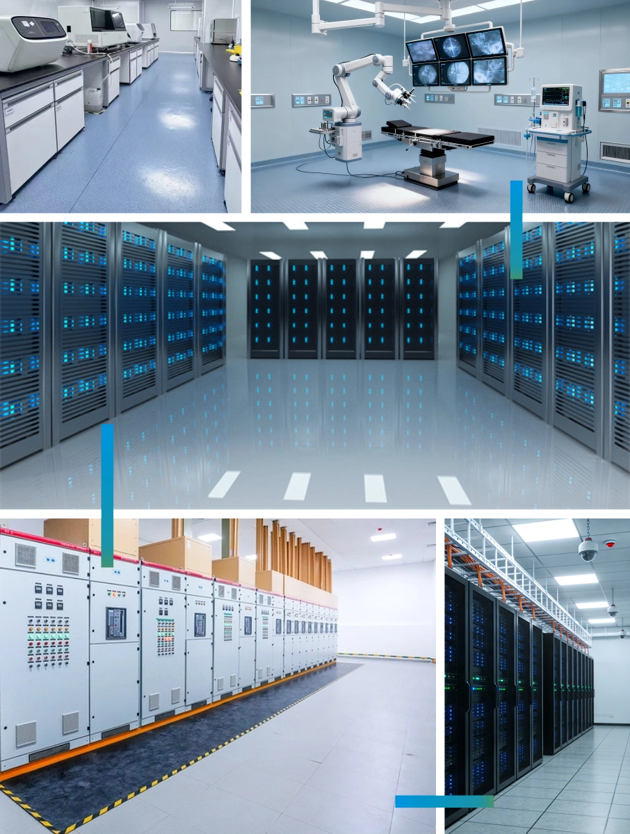 All‑steel PVC Anti‑static Floor